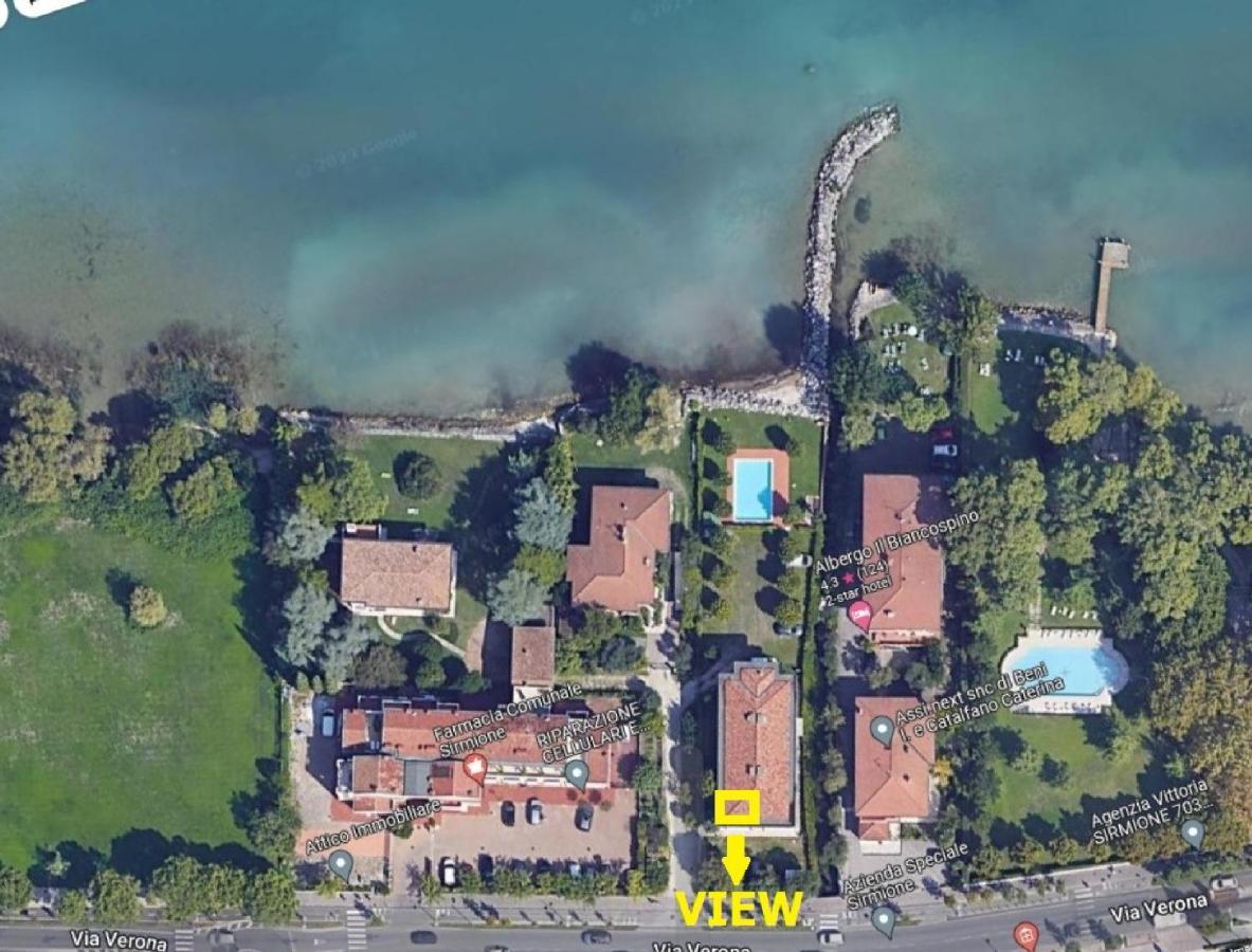 Casa Lugana 15 - Monolocale Con Piscina Fronte Lago Sirmione Exterior foto